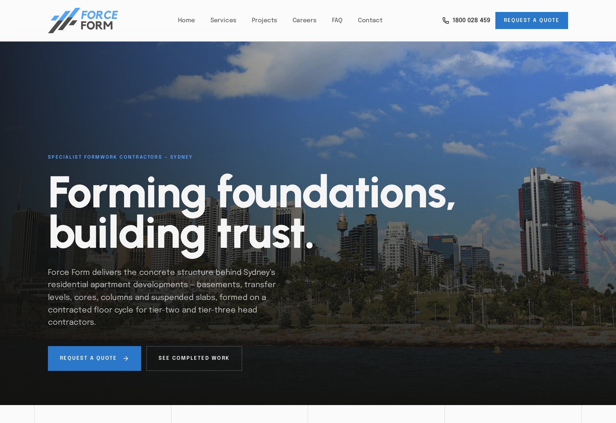 Force Form — brand and website by Vertex