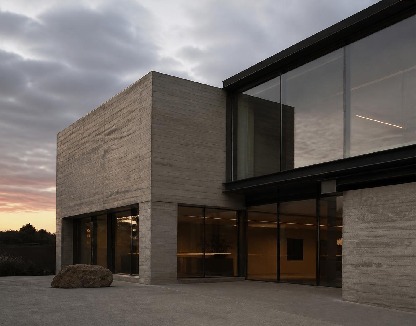 Completed building at handover